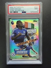 2025-26 Topps Premier League Didier Drogba Home Advantage Chelsea Case Hit PSA 9 picture