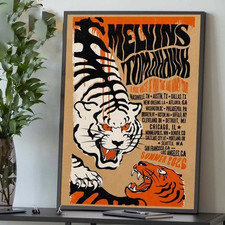 Melvins Summer 2026 Tour Tiger Graphic Concert Poster picture