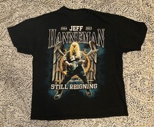 NEW Slayer Jeff Hannemen RIP Shirt Size S-5XL Thrash Metal Fanmade picture