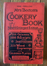 Mrs Beetons Cookery Book New  Enlarged 1893 Ward Lock Bowden and Co RARE picture