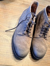 Frye William Lace Up Boots Men's 10M Graphite Gray Suede 3481603 NEW IN BOX picture
