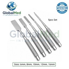 Veterinary Bone Osteotomes Set 5 Pcs Orthopedic Surgical Instruments 6–16mm Set picture