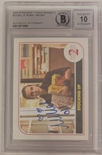 2019 Topps Millie Bobby Brown Stranger Things Card #79 Beckett Authentic AUTO 10 picture