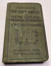 Vintage 1938 Johnsons New Handy Manual Heating Ventilating Air Conditioning 16th picture