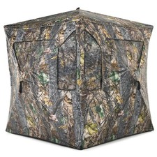 3 Person Portable Hunting Blind Pop-Up Ground Tent w/ Gun Ports & Carrying Bag picture