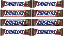 SNICKERS, Peanut Milk Chocolate Candy Bar, Full Size Bars1.07 oz each (8 full picture