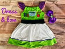 Buzz Lightyear Space Ranger Dress and Bow picture