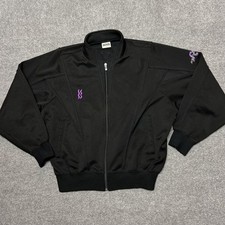 Vintage Mizuno Super Star Jacket Mens Japan Large Black Track Full Zip picture