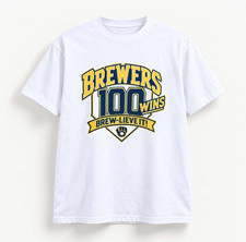 9/25/26 MILWAUKEE BREWERS 100 WINS Exclusive SHIRT S-5XL picture