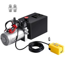 Hydraulic Power Unit 12V Double Acting Pump 6 Quart picture