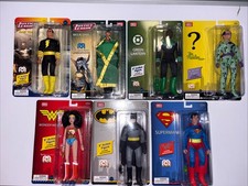 Mego DC 7X FIGURES BATMAN, RIDDLER, SUPERMAN, LANTERN, ADAM, 8