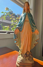 Vintage. Virgin Mary Statue. 1936. picture