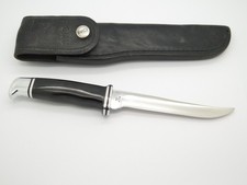 Vintage 1972-86 USA Buck 121 Fisherman 3 Liner Fixed Fillet Hunting Knife picture