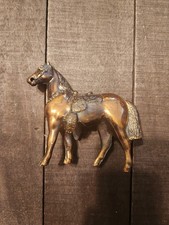 Vintage 1940s–60s Copper-Flashed Pot Metal Horse Figurine 4