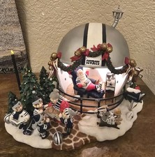 Danbury Mint Dallas Cowboys Game Day At Santa's Light Up Helmet Figurine intact picture