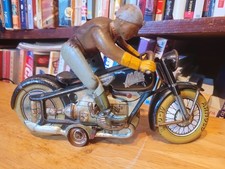 VINTAGE 1940'S ARNOLD MAC 700  TIN WIND UP MOTORCYCLE made in U.S. ZONE GERMANY picture