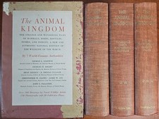 1954 The Animal Kingdom 3 Volume set by Drimmer 1st Ed & Printing Slipcase picture