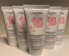 5 Lancome Creme Mousse Confort Comforting Cremamy Foaming Cleanser 1.7 oz each picture