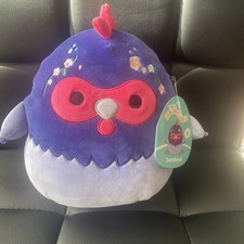 Swishmallow BNWT RARE Sandoval the Rooster  First To Market 8” Squishy Pillow picture