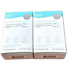 2x belif Aqua Bomb Frozen Cream Cooling Gel Moisturizer K-Beauty 10ml SHIPS FREE picture