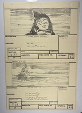 Star wars storyboard Empire Strikes Back movie Prop Rebel Disney Vtg Art EB1-24 picture