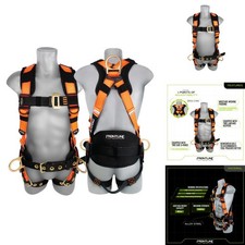 Frontline 50CTB Combat Construction Style Full Body Harness Tongue Buckle Belt picture