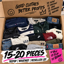 15-20 Pc Depop Whatnot Reseller Clothing Lot Brands Buy Flip Repeat Bundle. picture