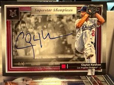 Topps Museum Collection 2024 Clayton Kershaw Superstar Showpieces Red /5 picture