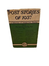 1937 Vintage Book Post Stories of 1937 Hardcover Saturday Evening Post  picture