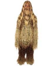 Hairy Bigfoot Horror Halloween Costume, Wig Beard Mustache Set for Cosplay Party picture