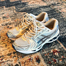 ASICS Gel-1130 Men’s Lace-Up Low Top Sneakers Mesh White/Silver/Black picture