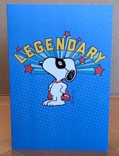 American Greetings Birthday Card with Envelope 5 x 7 Peanuts Snoopy Legend picture