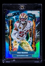 Fred Warner SPACE UFO REFRACTOR CARD San Francisco 49ers picture