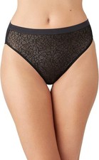 NWT Wacoal Women's M Black At Edge High Cut $28 Retail picture