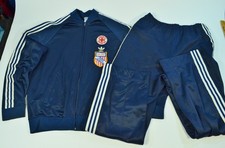 VTG Adidas ATP Keyrolan 80s Navy Blue AAU USA Junior Olympics Jacket Pants Set picture