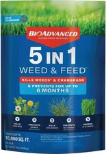 BioAdvanced 5 in 1 Weed and Feed Lawn Fertilizer 24 Lb Covers 10,000 Sq Ft picture