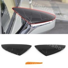 M Style Carbon Fiber Mirror Caps Covers for Lexus IS IS300 IS350 IS500 2021-2026 picture
