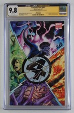 Fantastic Four #587, CGC 9.8 NM/MT, 2011, Signed by Jonathan Hickman, Black Logo picture