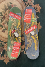 Supreme x Anti Hero Skateboard Decks Lot of 4 8.25 8.5 Green Blue Gray Eagle picture