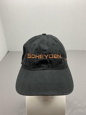 Scheyden Hat Cap Strap Back One Size Black AHEAD VINTAGE Twill Adjustable Mens picture