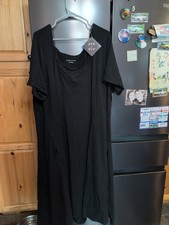 AVA  & VIV Women's Dress Black Scoop Neck 4 X-Large (plus Size) NWT Retail $35 picture