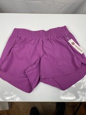 MCEDAR Women's Size 10 Athletic Shorts High Waisted with 1 Zip Pocket picture