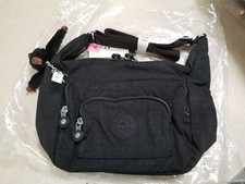 Kipling KI1998 Erica S Small Tote Crossbody Bag Purse Polyamide Black Tonal, NWT picture