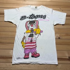 Vintage 1993 B-Toons Queen La Hare Hip Hop Rap Graphic T-Shirt USA Youth Medium picture
