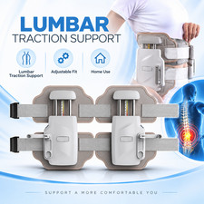 Adjustable Lumbar Traction Device Mechanical Stretch Dual-Side Portable Home Use picture