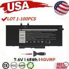 ✅LOT 68Wh BATTERY 4GVMP FOR DELL LATITUDE 3540 5400 C5GV2 RF7WM X77XY  picture