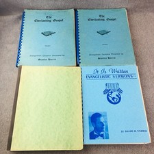 Seventh-Day Adventist  Evangelistic Lectures & Sermons  Hand-Bound 4 Books picture