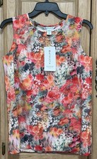 NWT Athleta Zephyr Refined Floral Print Tank Cami  Women’s Size XS Sleeveless picture