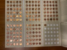 Complete BU Set-Lincoln Mem./Shield Cents 1959 - 2025 in New H.E. Harris Folders picture