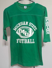 Vintage 1970s Artex Michigan State Spartans Football Jersey Shirt Youth Sz Large picture